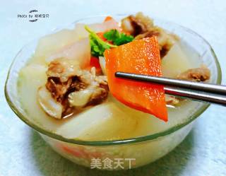 #萝卜# Ribs Stewed with Radish recipe