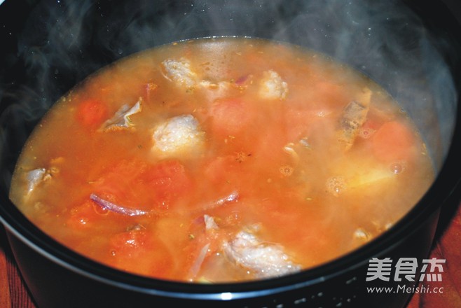 Potato Tomato Beef Brisket Soup recipe