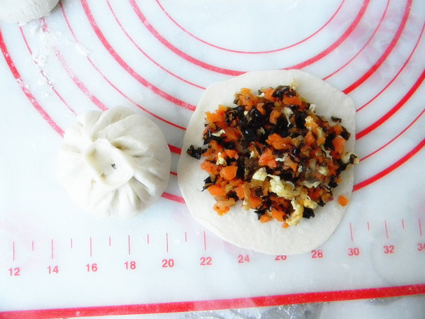 Facing Vegetarian Buns recipe