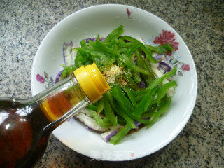 Eggplant with Green Pepper recipe