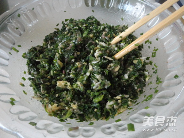 Shepherd's Purse Stuffed Dumplings recipe