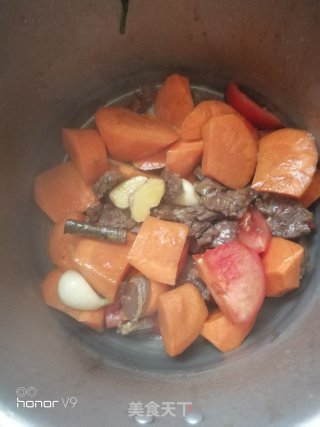 Beef Stew with Tomatoes and Carrots recipe