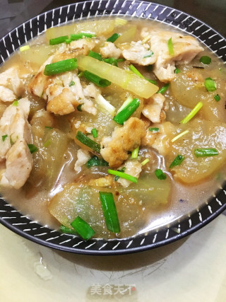 Braised Fish Floss with Winter Melon recipe