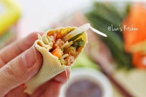 Vegetable Rolls with Bean Curd Dipping Sauce [onion Companion Only Sauce Version] recipe