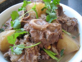 Lamb Scorpion Stewed Radish recipe