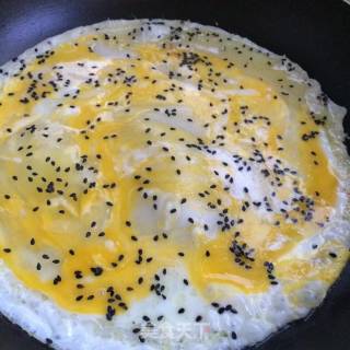 Egg Sesame Pancakes recipe