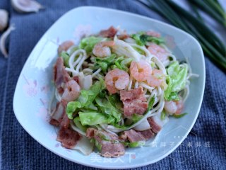 Fried Noodles with Shrimp in The Late Night Canteen recipe