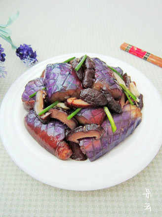 Fried Eggplant with Mushrooms recipe