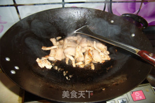 Stir-fried Pork with Garlic Moss recipe