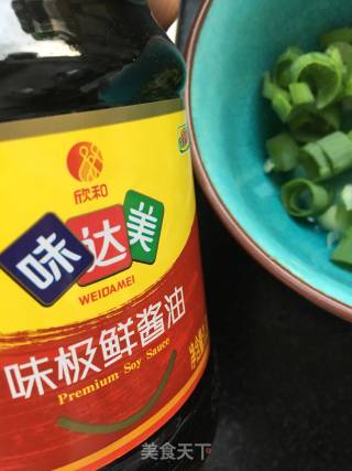 Shrimp Skin with Chopped Green Onions recipe