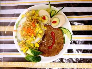 Corn Steak with Pine Nuts recipe