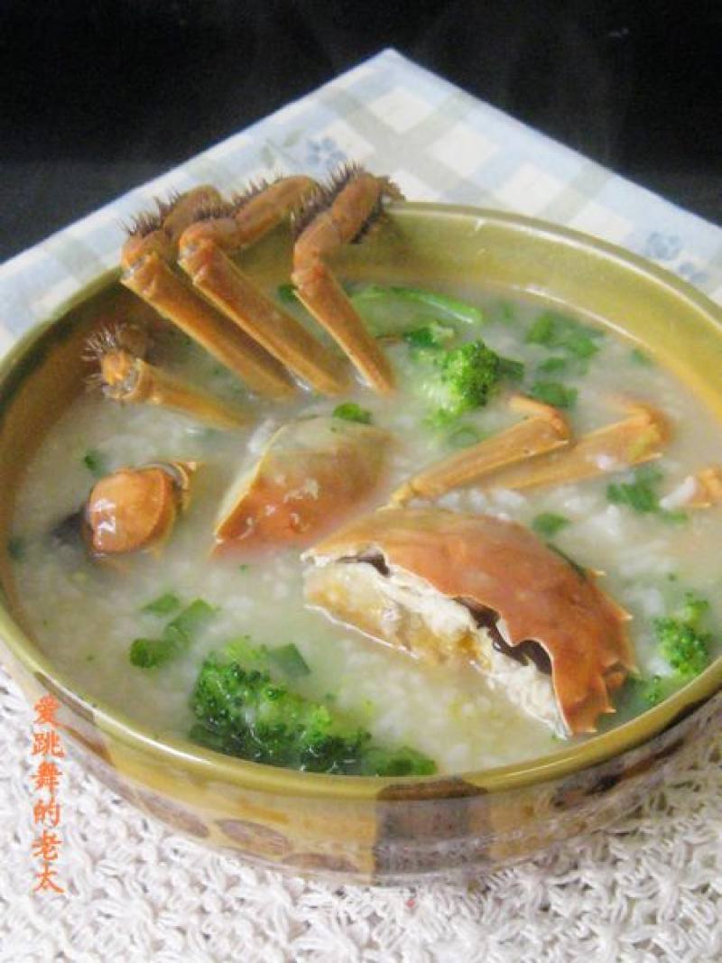 Crab and Broccoli Porridge recipe