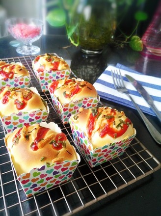 Fish Floss Cheese Paper Cup Bread recipe