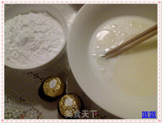 Ferrero Snowy Mooncakes with Chocolate Filling recipe