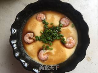 #trust之美#shrimp Steamed Egg recipe