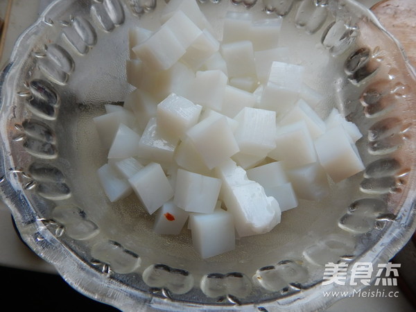 Stir-fried Jelly with Minced Meat recipe