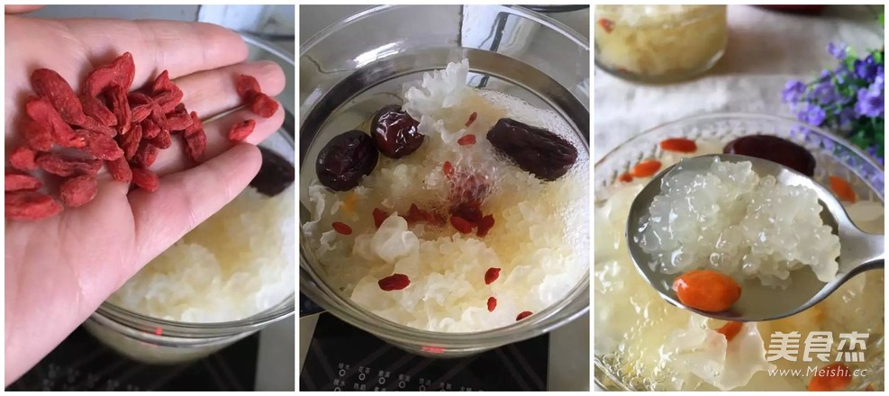 White Fungus and Jujube Sweet Soup for Beauty and Beauty recipe