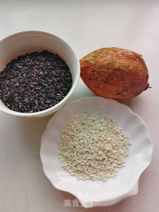 Purple Rice and Sweet Potato Porridge recipe
