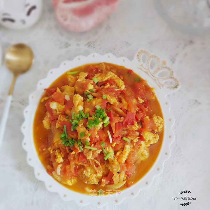 Scrambled Eggs with Tomato recipe