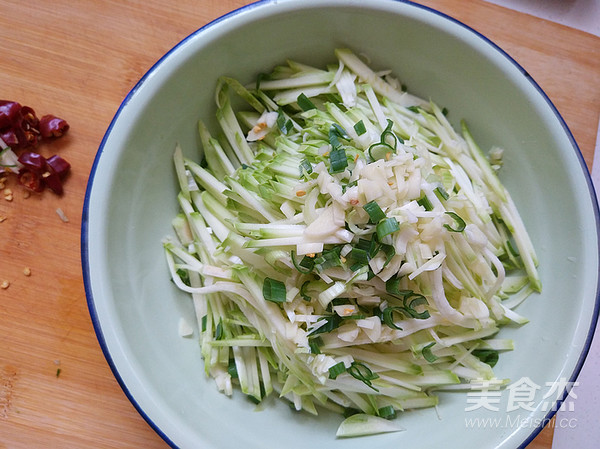 Raw Zucchini recipe