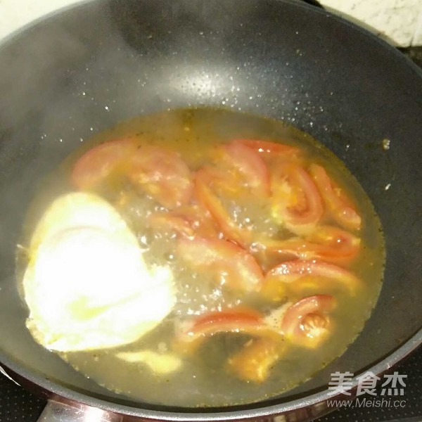 Tomato Egg Butterfly Noodle recipe