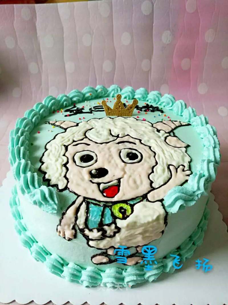 #aca晒陪明星大赛#pleasant Goat Birthday Cake