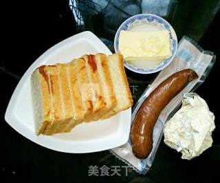 Sandwich Sausage Toast recipe