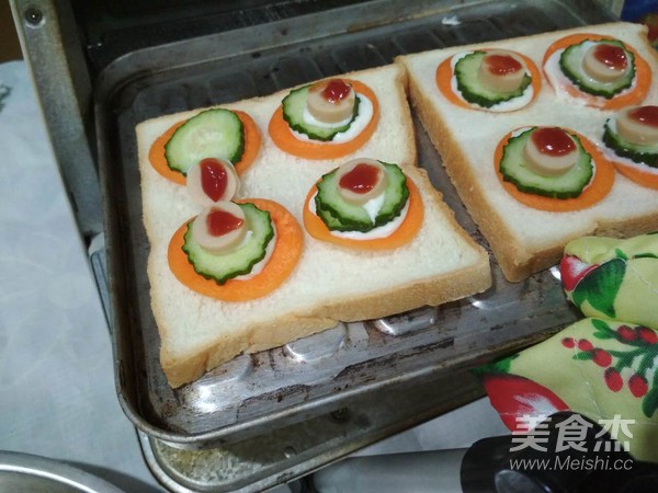 Baked Square Buns recipe