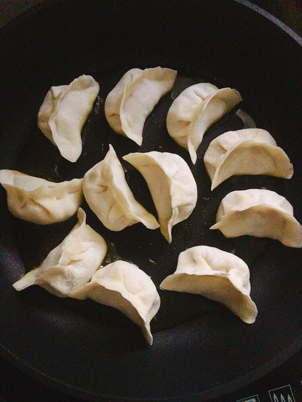 Fried Mushroom Chicken Dumplings recipe