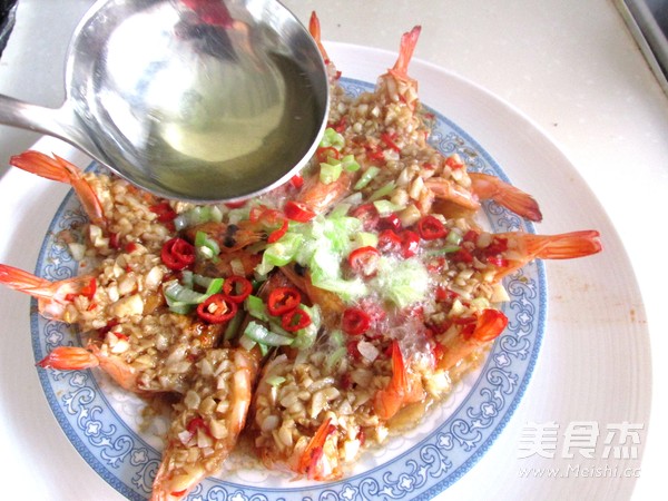 Garlic Open Back Shrimp recipe