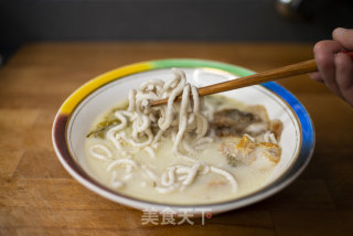 Fish Noodles with Extremely Fresh Pickled Vegetables and Yellow Croaker Noodles recipe