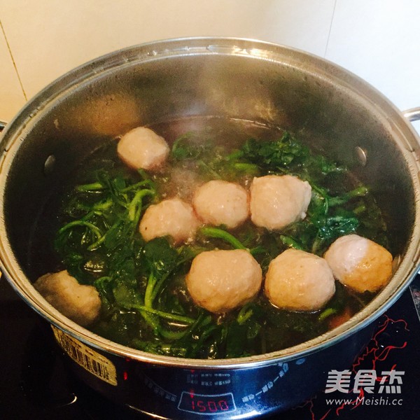 Watercress Meatball Soup recipe