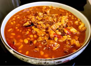 Braised Beef Brisket with Tomato Sauce and Soy Beans recipe