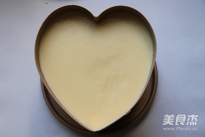 Heart Shaped Mango Cheese Mousse recipe