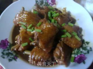 Convenient, Fast and No Oily Smoke-braised Chicken Wings recipe