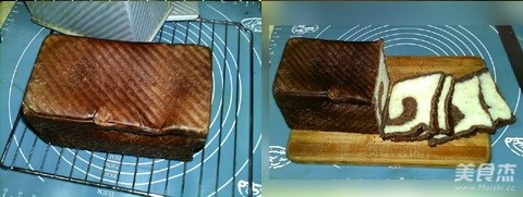 Cocoa Two-color Toast recipe