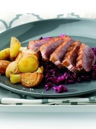 Duck Breast Red Cabbage Pull