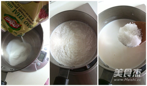 Coconut Milk Black Rice Cake recipe
