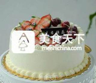 【fruit Cream Cake】--the Most Basic and Delicious Cake recipe