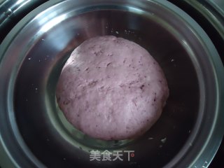 Purple Sweet Potato and Rose Bun recipe