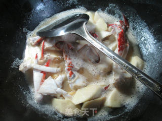 Boiled Crab with Rice Boiled recipe