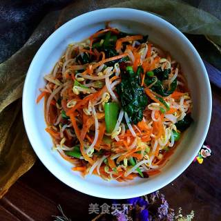 Carrot and Bean Sprouts recipe