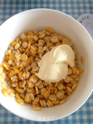 Hand Kneading Noodles (detailed)-corn Salad Bread recipe