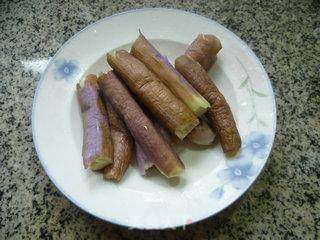 Lamb's Tail Bamboo Shoots Mixed with Eggplant recipe