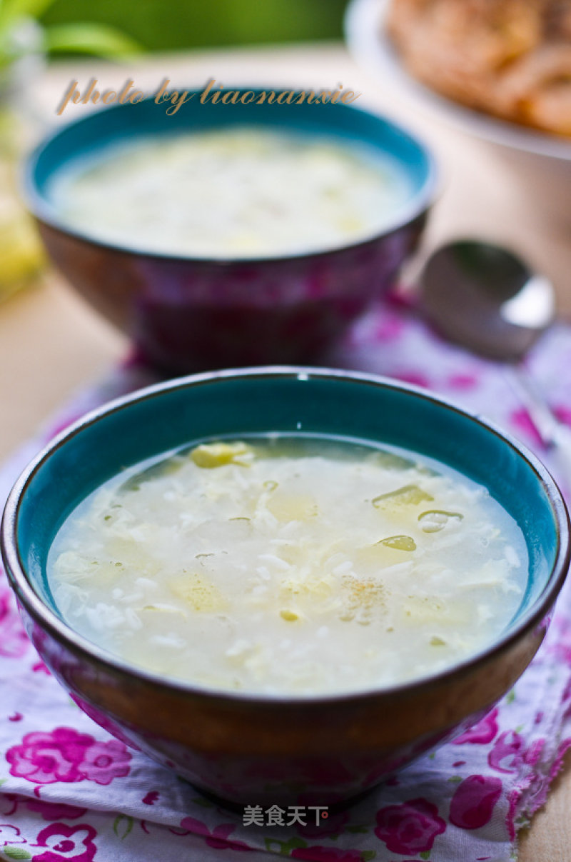 Fruit Wine Stuffed Egg Soup recipe