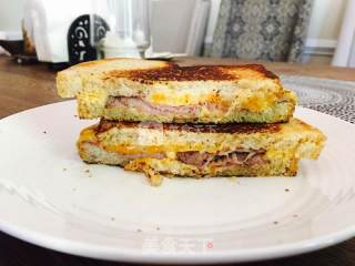 Fried Cheese Sandwich Breakfast recipe