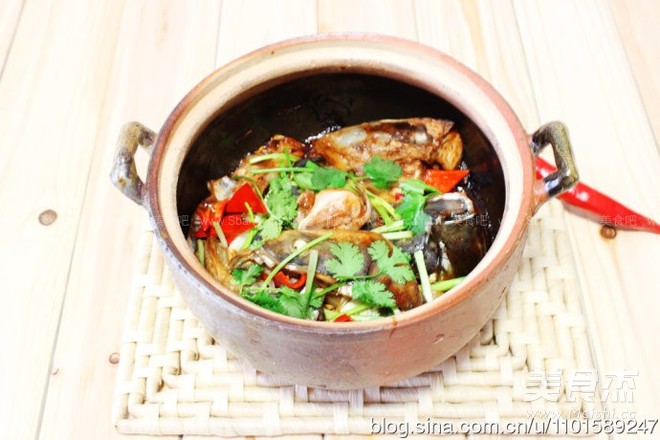 Raw Fish Head in Casserole recipe