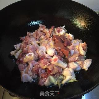 Stir-fried Young Cock recipe