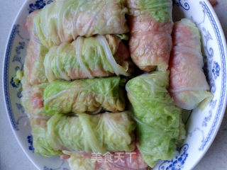 Vegetable Leaf Wrapped Meat recipe