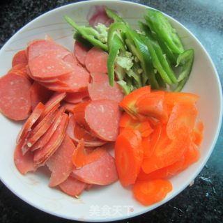Stir-fried Carrot Sausage recipe
